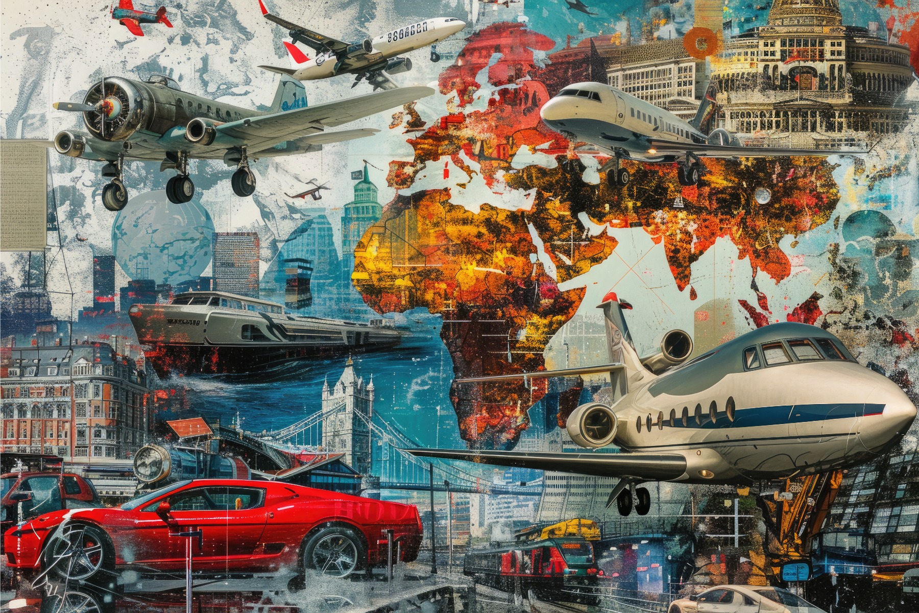 Collages of different Vehical